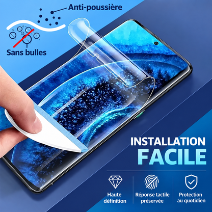 Installation facile du film hydrogel