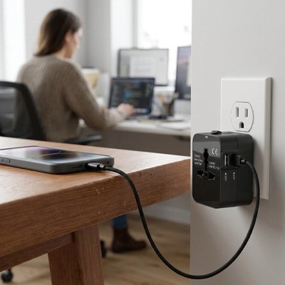Adaptateur prise universel