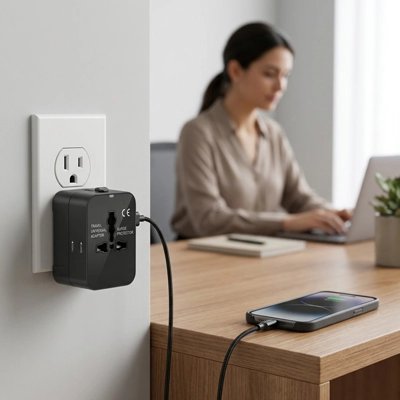 Adaptateur prise universel